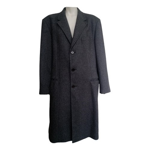 Pre-owned Zegna Cashmere Coat In Grey