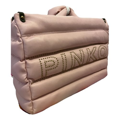 Pre-owned Pinko Cloth Tote In Pink