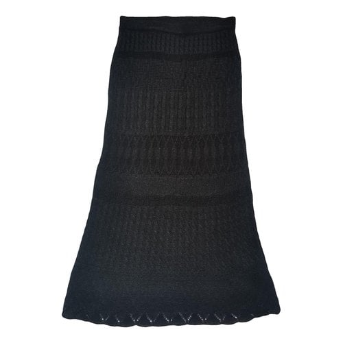 Pre-owned Luisa Spagnoli Skirt In Black