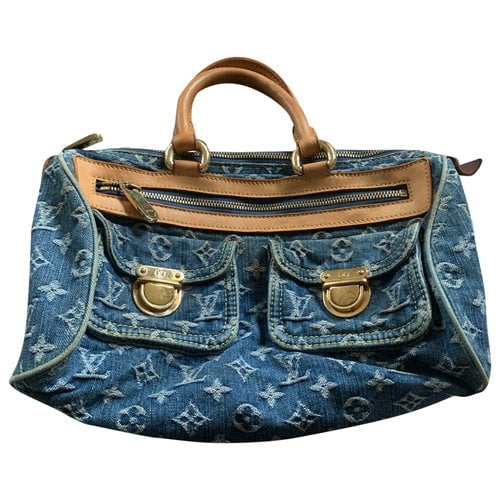 Pre-owned Louis Vuitton Néo Speedy Handbag In Blue