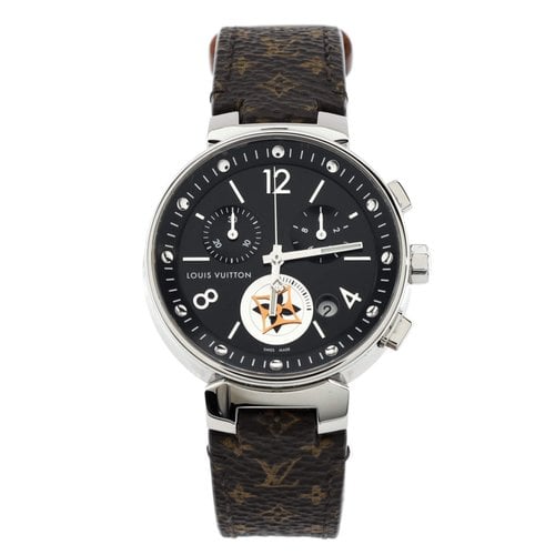 Pre-owned Louis Vuitton Watch In Black