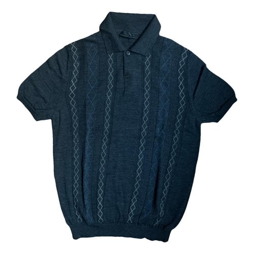 Pre-owned Prada Wool Knitwear & Sweatshirt In Anthracite