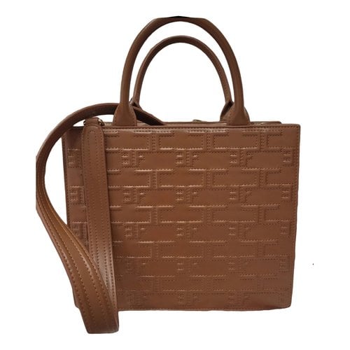 Pre-owned Elisabetta Franchi Leather Handbag In Brown