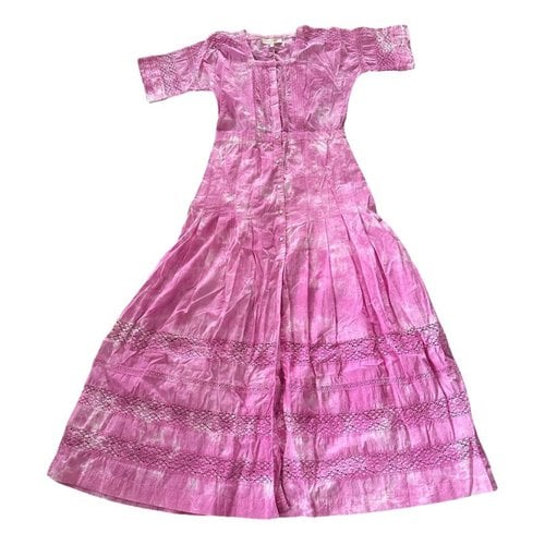 Pre-owned Loveshackfancy Maxi Dress In Pink