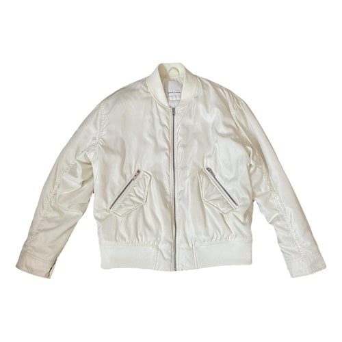 Pre-owned Samsoe & Samsoe Jacket In White