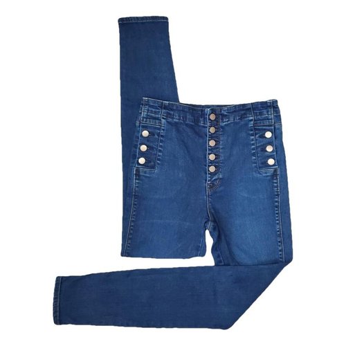 Pre-owned J Brand Slim Jeans In Blue