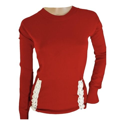 Pre-owned Moschino Love Jumper In Red