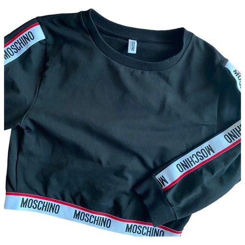 Pre-owned Moschino Top In Black