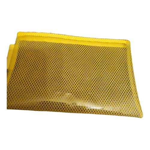 Pre-owned Lancaster Vinyl Purse In Yellow