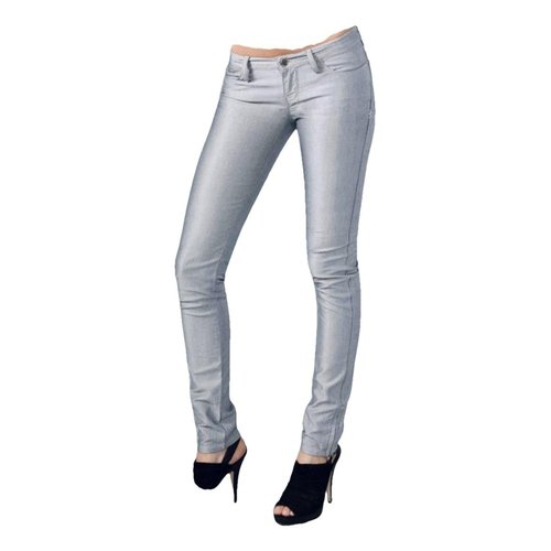 Pre-owned Ksubi Slim Jeans In Metallic