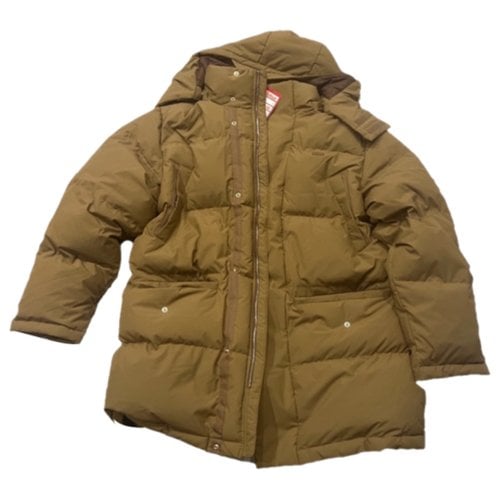 Pre-owned Lacoste Puffer In Brown
