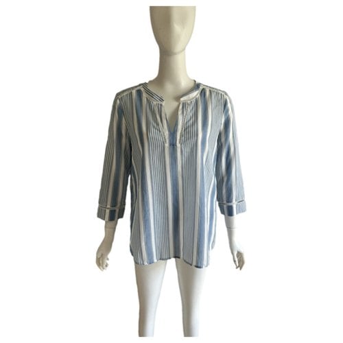 Pre-owned Nydj Blouse In Blue