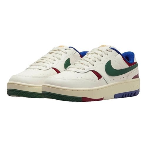 Pre-owned Nike Air Force 1 Leather Lace Ups In Multicolour