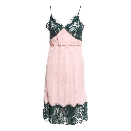 Pre-owned Mm6 Maison Margiela Mid-length Dress In Pink