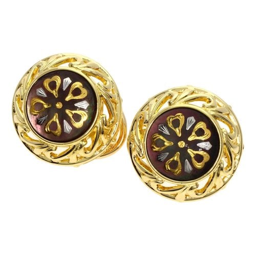 Pre-owned Mikimoto Yellow Gold Earrings