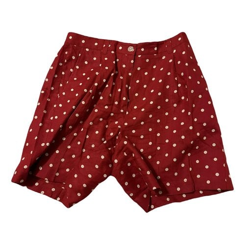 Pre-owned Lauren Ralph Lauren Cloth Shorts In Red