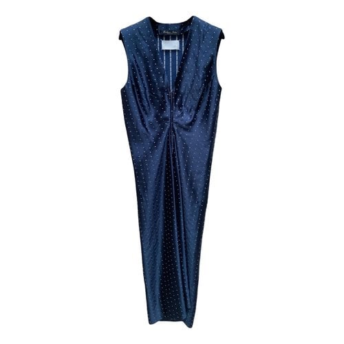 Pre-owned Maison Margiela Mid-length Dress In Navy
