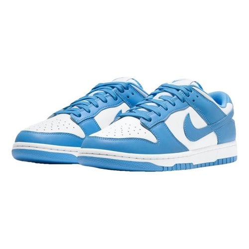 Pre-owned Nike Sb Dunk Low Leather Trainers In Other