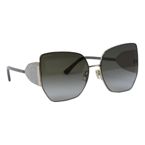 Pre-owned Jimmy Choo Sunglasses In Gold