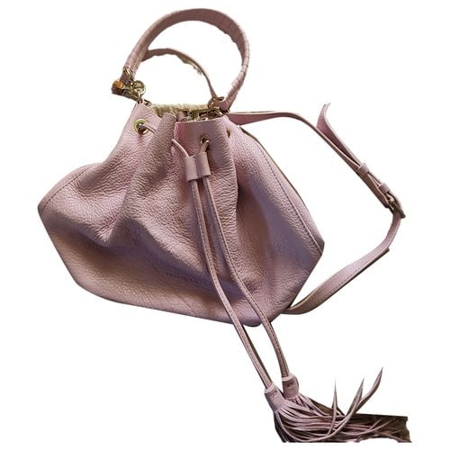 Pre-owned Coccinelle Leather Handbag In Pink