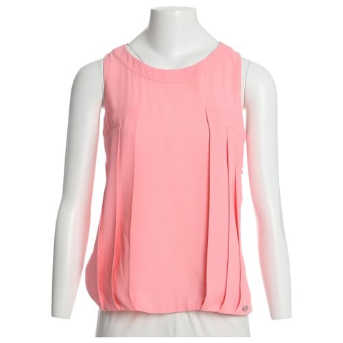 Pre-owned Chanel Silk Camisole In Pink