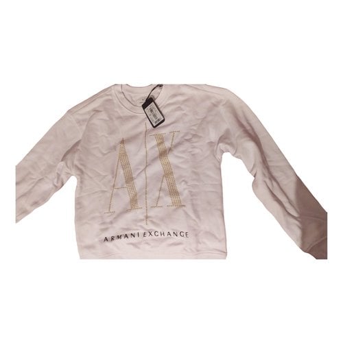 Pre-owned Armani Exchange Knitwear In White