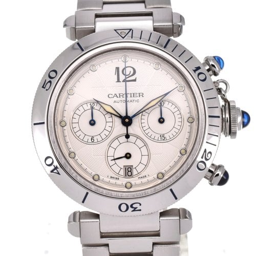 Pre-owned Cartier Pasha Watch In Silver