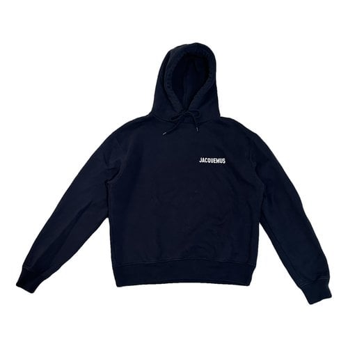 Pre-owned Jacquemus Brodé Sweatshirt In Navy