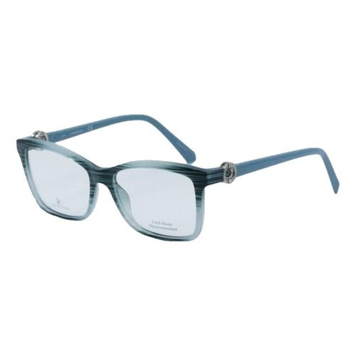 Pre-owned Swarovski Sunglasses In Blue
