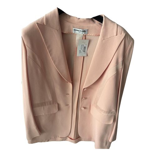 Pre-owned Sonia Rykiel Suit Jacket In Pink