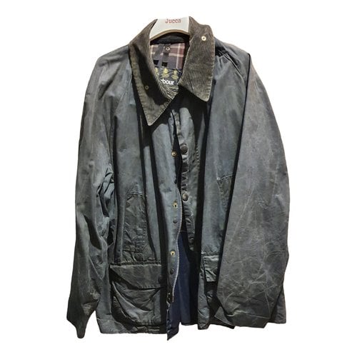 Pre-owned Barbour Caban In Green