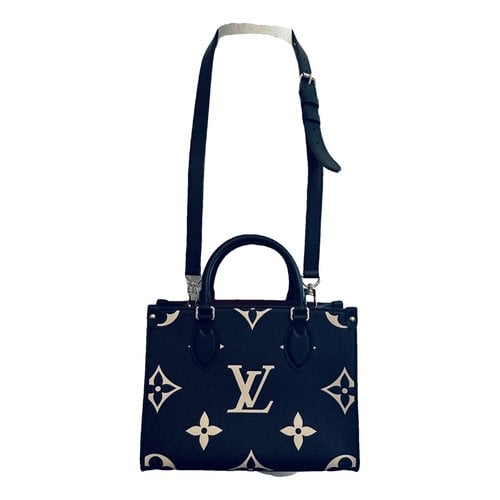 Pre-owned Louis Vuitton Onthego Leather Tote In Multicolour