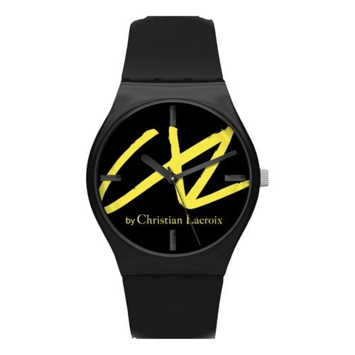 Pre-owned Christian Lacroix Watch In Yellow