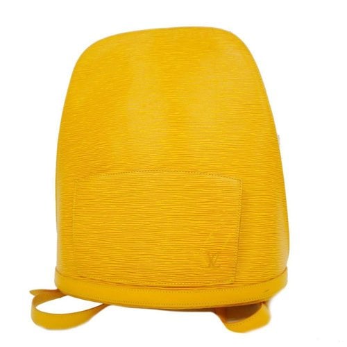 Pre-owned Louis Vuitton Leather Bag In Yellow