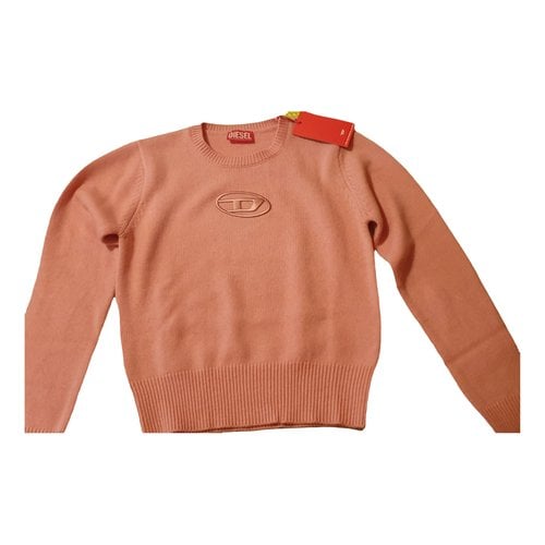 Pre-owned Diesel Cashmere Jumper In Pink