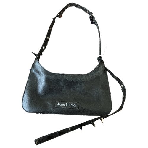Pre-owned Acne Studios Leather Handbag In Grey