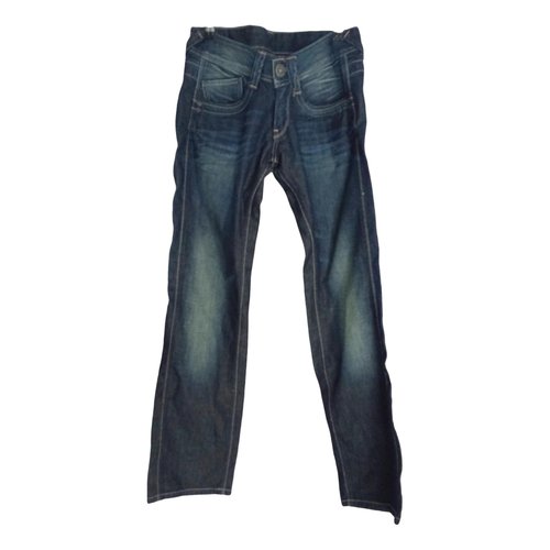 Pre-owned Pepe Jeans Straight Jeans In Blue