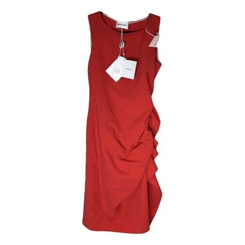 Pre-owned Emilio Pucci Wool Mid-length Dress In Red
