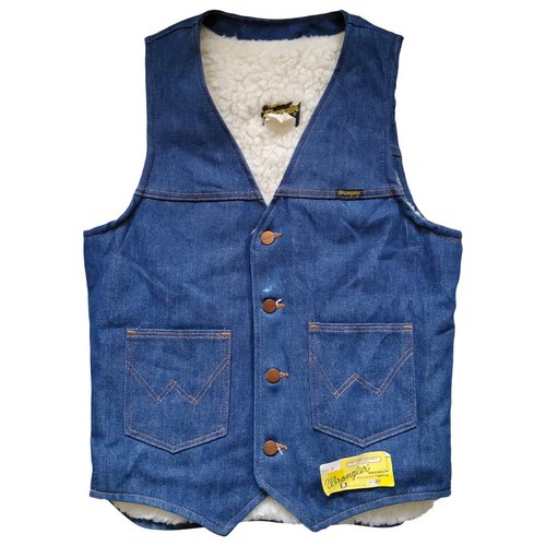 Pre-owned Wrangler Vest In Blue