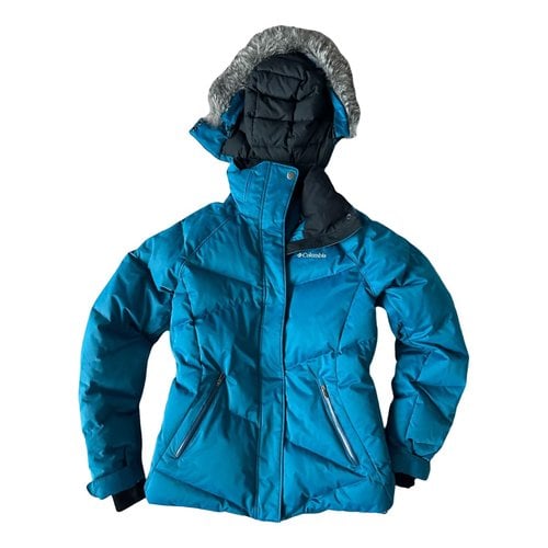 Pre-owned Columbia Puffer In Blue