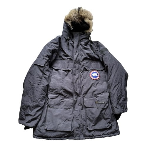 Pre-owned Canada Goose Expedition Jacket In Blue
