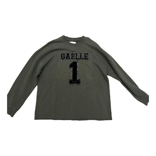 Pre-owned Gaelle Paris Sweatshirt In Khaki