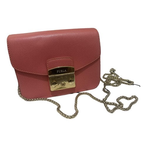 Pre-owned Furla Metropolis Leather Crossbody Bag In Other