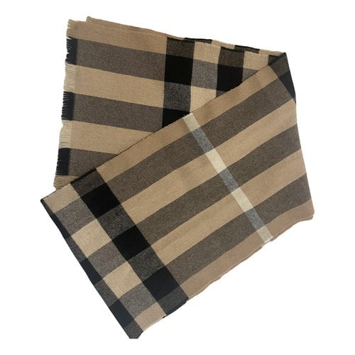 Pre-owned Burberry Scarf In Brown