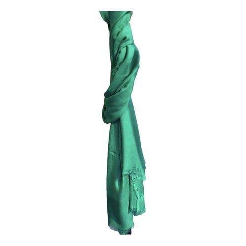 Pre-owned Max Mara Scarf In Green