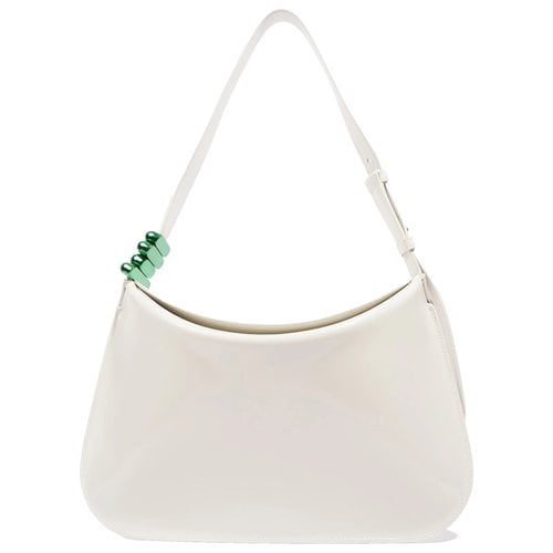 Pre-owned Bottega Veneta Leather Handbag In White