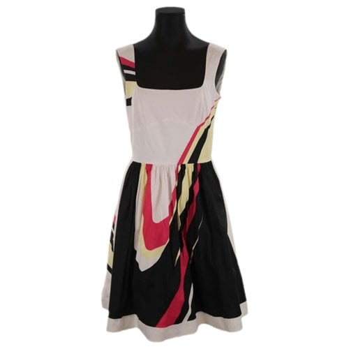 Pre-owned Prada Mid-length Dress In Multicolour