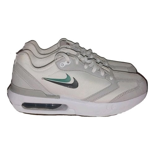 Pre-owned Nike Air Max 1 Cloth Trainers In White