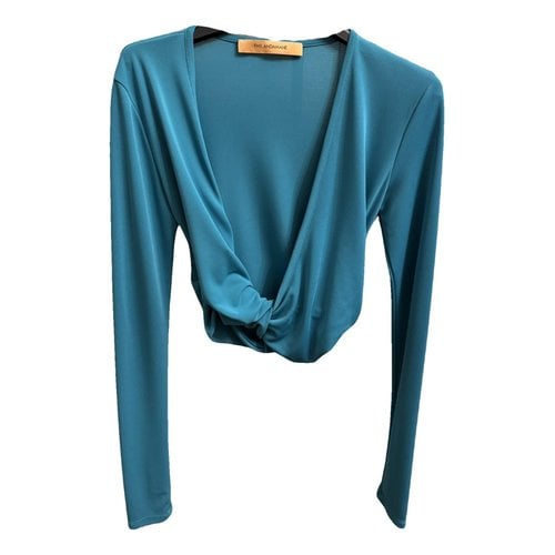 Pre-owned The Andamane Top In Turquoise