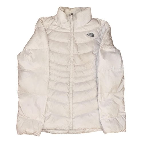Pre-owned The North Face Biker Jacket In White